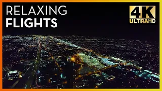 Night Flight over Salt Lake City