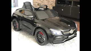 Elektroauto Kleinkind Mercedes c63 AMG Review Test