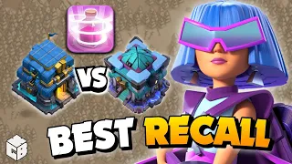 TH 12 VS TH 13 DENGAN JURUS QUEEN WALK RECALL - Clash of Clans