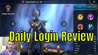 Lady Eresh - New Free Daily Login Reward Champion - Raid Shadow Legends (Hindi)