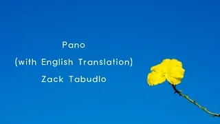 Pano by Zack Tabudlo (with english subtitle)