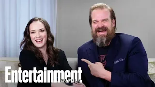 Winona Ryder & David Harbour Gush Over Their Work Relationship | Entertainment Weekly