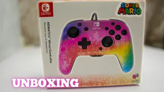 Nintendo Switch PDP Wired Controller Star Spectrum Unboxing