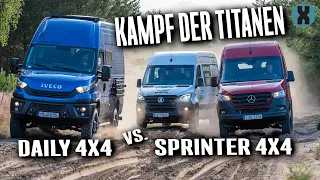 Comparison test: Which is the best off-road van - Iveco Daily, or Mercedes Sprinter? (🇩🇪+🇬🇧🇺🇸)