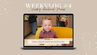 EERSTE KEER MCDONALDS, SHOPRONDE WIBRA ZEEMAN HEMA & TUIN AANPAKKEN | Vicky Dorhout Mees | VLOG 4