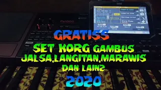 gratis set korg pa600 lagista dan gambus #jalsa langitan marawis