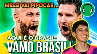 REACT ♫ VAI TER BRASIL vs ARGENTINA NA FINAL DA COPA AMÉRICA!! | Paródia Só Pra Castigar - Safadão