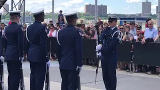 U.S. Coast Guard Silent Drill Team Performance