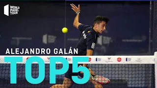 #Top5 Puntazos Alejandro Galán 2020 | World Padel Tour