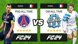 PSG All Time vs OM All Time sur FC 24 !