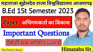 Growing up as a learner | Important Questions 2023 (B.Ed 1st Sem) The Perfect Study Himanshu Sir