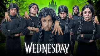 CONVIERTO a MIS AMIGOS en MERLINAS (MIERCOLES) 💀WEDNESDAY ADDAMS 🖐