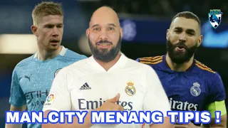 MANCHESTER CITY MENANG TIPIS, KING BENZEMA CETAK BRACE !