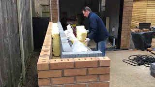 Real DIY Brick Extension Part 3 Floor construction and walls