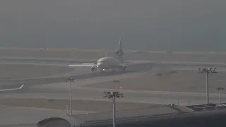 UPS MD11 Landing at Hong Kong