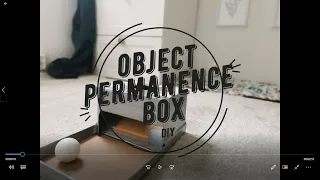 Montessori Object Permanence Box DIY