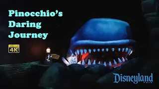 Pinocchio's Daring Journey On Ride Low Light 4k POV Disneyland 2022 08 17