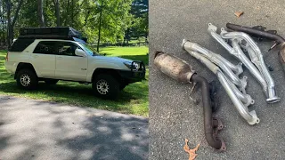 4Runner Project Part 10 - Fixing a cracked header/manifold with Doug Thorley Longtubes