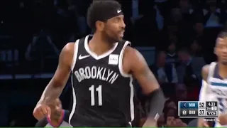 Kyrie Irving Brooklyn nets debut against the Minnesota Timberwolves ( drops 50 points )