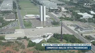 Congresso vai analisar vetos: saída de presos, fake news e cobrança por bagagem estão na pauta