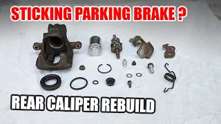 How To Rebuild Rear Brake Caliper | Honda Accord 2.2i-CTDi