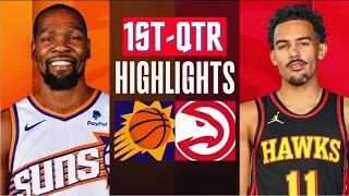 Phoenix Suns vs Atlanta Hawks HIGHLIGHTS 1st - QTR HD | 2024 NBA season | 3/21/2024