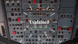 A320 Cockpit overhead buttons explained