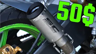 FAKE SC Project 50$ on Kawasaki ZX-10R !? +TEST 😯