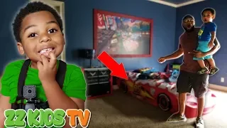 CUTE MONSTER or TOOTH FAIRY  What Is That By ZZ KID’s BED? Vlogskit