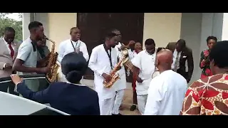 Happy birthday BISHOP DAVID OYEDEPO @67 Alujo Jesu Percussionists Play live #gospelmusic #birthday