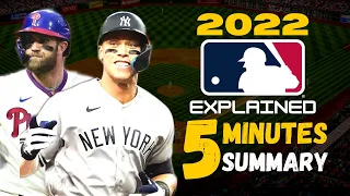 The 2022 MLB Season Explained in 5 Minutes