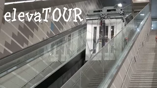 eleva TOUR of Cityplace DART rail station with Incline elevator - Dallas TX