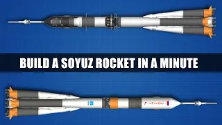 Building The Russian Soyuz Rocket in Spaceflight Simulator | SFS #shorts