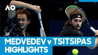 Daniil Medvedev vs Stefanos Tsitsipas Match Highlights (SF) | Australian Open 2021
