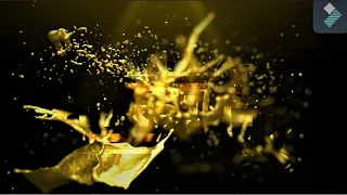 Intro Gold  Particle | how to create | filmora x