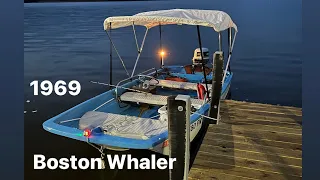 Boston Whaler 13 ft - Evinrude 35 hp outboard - 2 stroke engine- Holloway Reservoir - Michigan