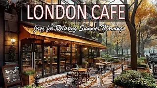 Summer Relaxing Bossa Nova, Outdoor Coffee Shop with Gentle Jazz, Smooth Bossa Nova Relax