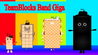 Uncannyblocks Band Giga Different Hundreds (2100-3000) Wholes But Tenths (2.1-300)