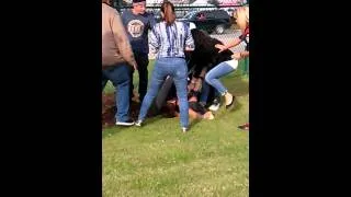 Texans vs Patriots fans fight