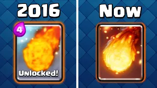 Fireball in 2016 vs Now - Clash Royale