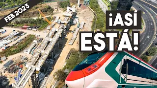 ¡Así AVANZA el TREN INTERURBANO México - Toluca en la CDMX! Febrero 2023 Ft. @EdificiosdeMexico