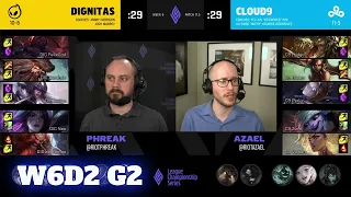 Dignitas vs Cloud 9 | Week 6 Day 2 S11 LCS Spring 2021 | DIG vs C9 W6D2