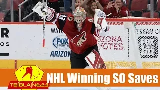 NHL Game Winning Shootout Saves