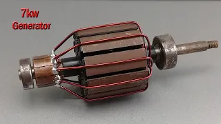 How to Make 7kw 220v Electric Energy Made at Home