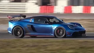 LOUD Lotus Exige Cup 380 w/ 7-Speed Sequential Gearbox in action on track + OnBoard!