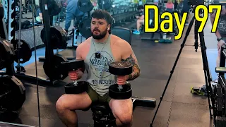 Bench & Shoulders - Day 97 - Dad Bod to Bodybuilder