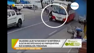 One North Central Luzon: Magkahiwalay na Aksidente, Sapul sa CCTV