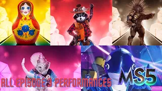 All #MS5 Episode 3 Performances (Group A Playoffs) | The Masked Singer Season 5