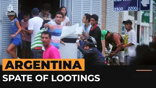 Gangs of looters seen targeting stores in Argentina | Al Jazeera Newsfeed