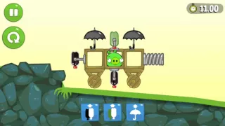 Прохождение игры Bad Piggies №3 ПРОШЁЛ Первую часть!